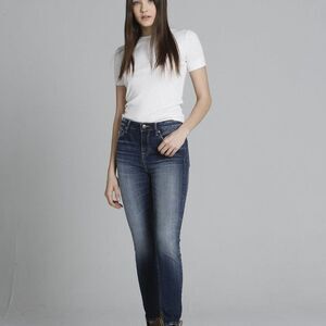 Vigoss Ace Super Skinny High Rise Jeans With Raw Hem Size 28